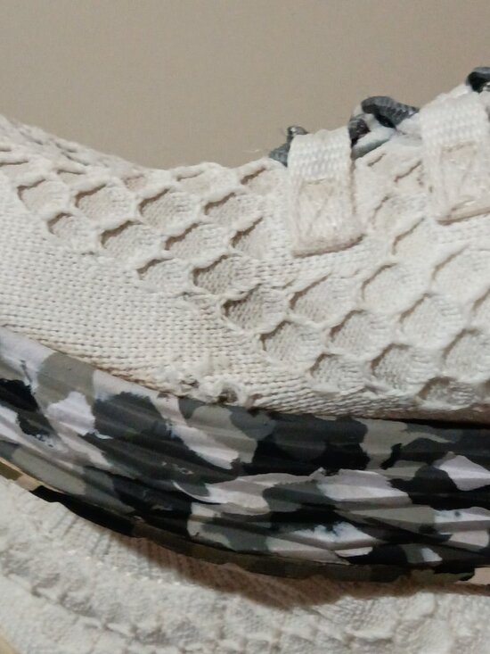 NOBULL Aspire Granite White Runner Shoes Workout Training Men’s Sz 7.5 Camo Sole main image 8